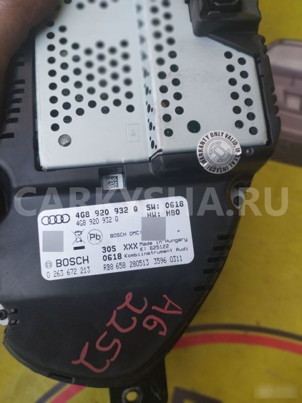 Панель приборов Audi A6 C7 Audi A6 