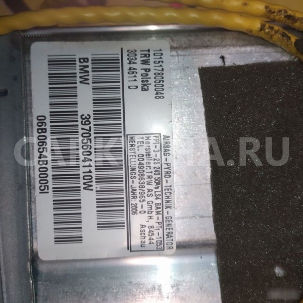 Подушка безопасности пассажира BMW X3 E83 BMW X3 